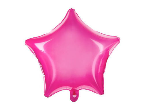 Picture of FOIL BALLOON STAR NEON PINK 18 INCH